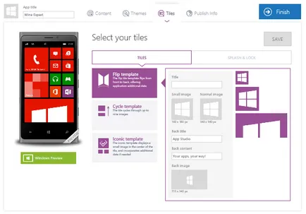 App Studio - o nouă versiune a proiectantului aplicatie online de la Microsoft, savepearlharbor