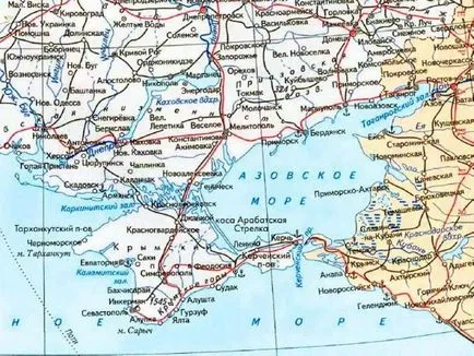 Азовско море на България карта (курорти, ваканция) (2017 сезон)