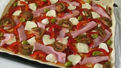 Gyors pizza sütő recept lépésről lépésre képekkel