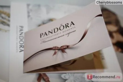 Brățară pandora - «tot ceea ce știu despre pandora! recenzie foarte detaliate! Eu împărtășesc modul de a alege dimensiunea!