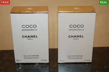 Chanel Coco Mademoiselle - cum să se facă distincția de contrafacere