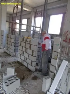 Технологія цегляної кладки, новини в будівництві (цегли розкладка стіні) Технологія цегляної кладки, новини в будівництві