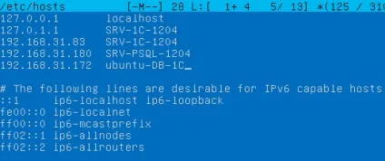Типові помилки установки сервера 1с підприємство і postgresql на платформі linux (діагностика) Типові помилки установки сервера 1с підприємство і postgresql на платформі linux