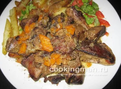 Тетерів тушкований з овочами - кулінарія для чоловіків (тетерев рецепти) Тетерів тушкований з овочами - кулінарія для чоловіків
