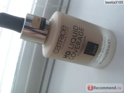 Тональна основа catrice hd liquid coverage foundation - «для власниць комбі шкіри підійде