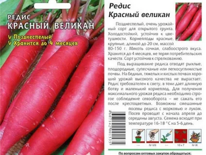Технологія вирощування редиски в відкритому грунті відео посадки і догляду, фото кращих сортів (грунті) Технологія вирощування редиски в відкритому грунті відео посадки і догляду, фото кращих сортів