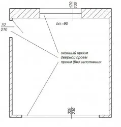 Чертеж стая с размери