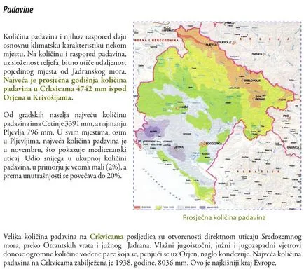 Montenegrói nyelvi különbségek és tudással, a szerb