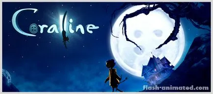 Coraline és a titkait báb animáció, flash animáció és tervezés