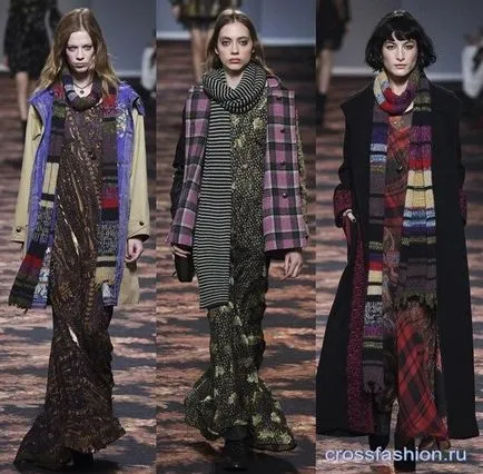 Crossfashion група - модни шалове и шалове на есенно-зимния 2016-2017 и съответните начини да се обвържат