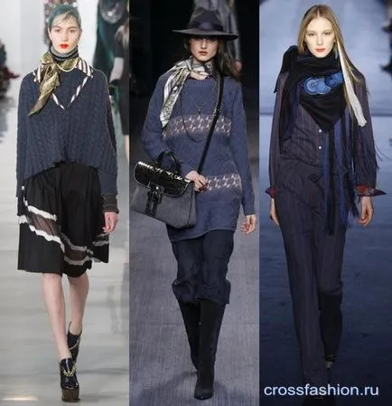 Crossfashion група - модни шалове и шалове на есенно-зимния 2016-2017 и съответните начини да се обвържат