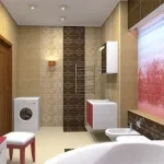 Baie de decorare colț și jacuzzi clasic și design modern, eliberarea 85