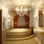 Baie de decorare colț și jacuzzi clasic și design modern, eliberarea 85