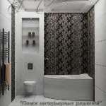 Baie de decorare colț și jacuzzi clasic și design modern, eliberarea 85