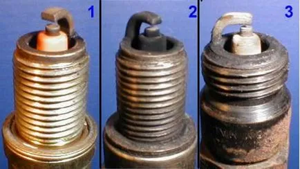diagnosticarea motorului starea de bujiile așa cum este indicat de culoarea lor