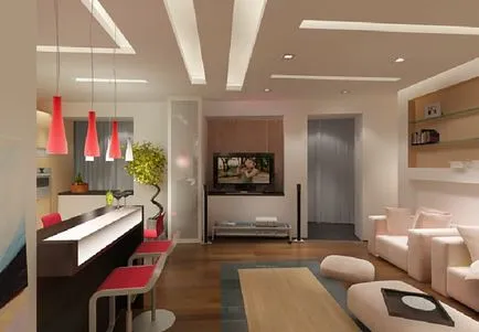 nappali belsőépítészeti a lakásban angol klasszikus, kortárs, modern, mód