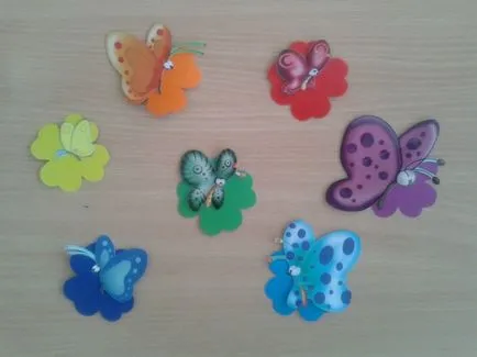 Oktatási játékok rögzítésére színek, készült saját kezével