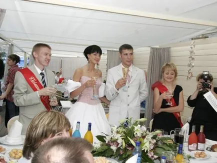 House 2 esküvő Aleksandra Nelidova és Natalia Pavlova - július 9, 2005