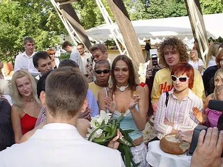 House 2 esküvő Aleksandra Nelidova és Natalia Pavlova - július 9, 2005