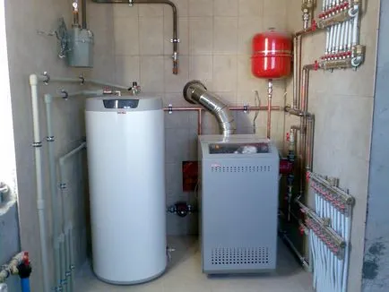 Sistem dual-încălzire a unei unități de casă privată