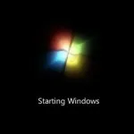 ecran de boot pentru Windows 7