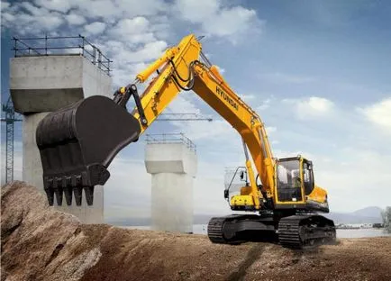 caietul de sarcini Hyundai excavator, fotografii