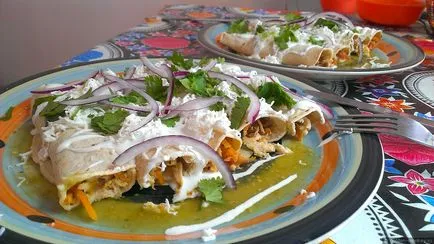 Enchiladas mexikói ételek (receptek)