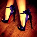 Лилави обувки, какво да носят лилави обувки