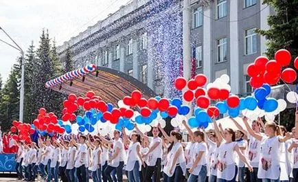 Flashmob - un flashmob la Moscova
