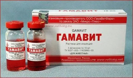 Gamavit - куче употреба, дозирана