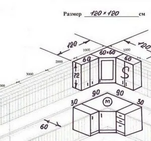 Кутовий навісну шафу для кухні, вибір, збираємо своїми руками (кухні) Кутовий навісну шафу для кухні, вибір, збираємо своїми руками