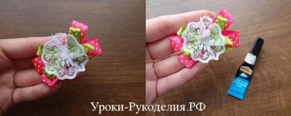 Прикраса на ободок і шпильки - уроки рукоділля (шпильки зі стрічок) Прикраса на ободок і шпильки - уроки рукоділля