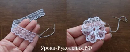 Прикраса на ободок і шпильки - уроки рукоділля (шпильки зі стрічок) Прикраса на ободок і шпильки - уроки рукоділля