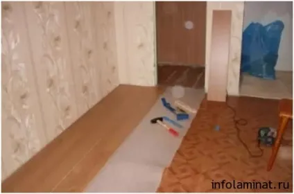 Укладання ламінату на лінолеум своїми руками (руками) Укладання ламінату на лінолеум своїми руками