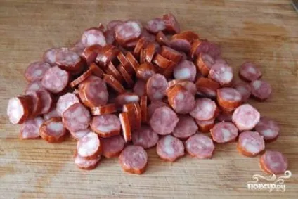 Тушкована капуста з ковбасками - покроковий рецепт з фото на (кулінари) Тушкована капуста з ковбасками - покроковий рецепт з фото на