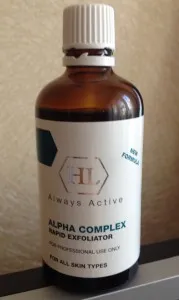 complex teren Sfânt alfa exfoliant rapid - peeling chimic al acizilor din fructe, cu o concentrație de 12%