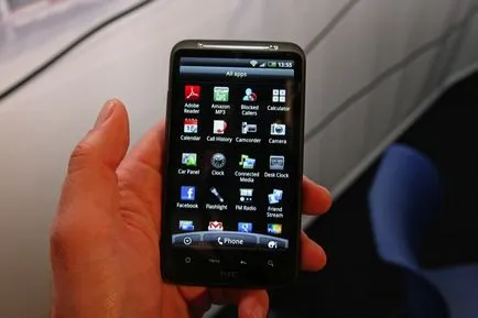 HTC Desire HD és HTC Z először nézd meg az új zászlóshajó android