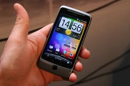 Htc hd dorința și HTC Desire Z se uite mai întâi la noul Android pilot