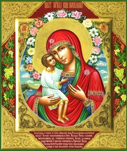 Icoana din zhirovitskaya Theotokos, blagozdravnitsa