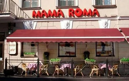 Olasz étterem Mamma Roma áttekintése, a menük és vélemények