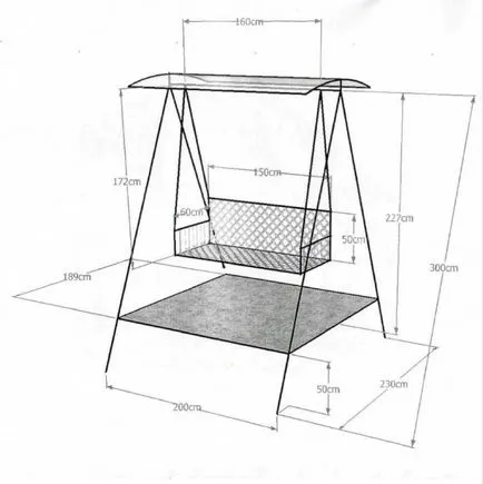 Swing по гръб с вериги, за да дадат