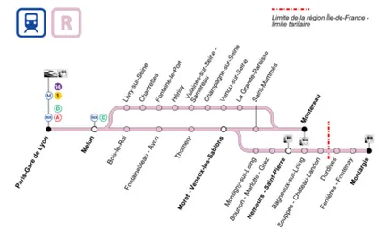 Cum se ajunge la Fontainebleau din Paris