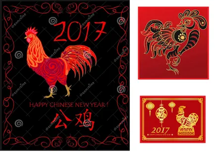 Care sunt ideile de carduri pentru noul an 2017, cu un cocoș roșu