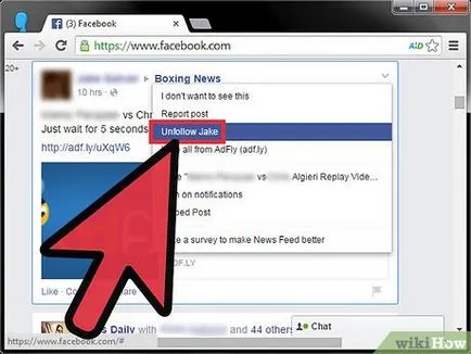 Как да се игнорира мъжа в мрежата Facebook