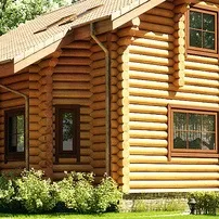Послуги з будівництва заміських, дерев'яних будинків (будинків) Послуги з будівництва заміських, дерев'яних будинків