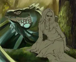 Урок малювання в corel painter на графічному планшеті wacom, соціальна мережа концепт-художників
