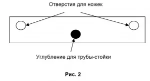Пристрій для допомоги хворому підніматися в ліжку (подобу «балканської рами») - український