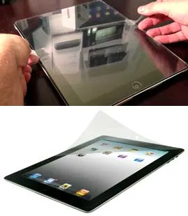 Cum să lipici filmul pe tabletă - iPad video de fotografie
