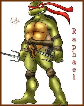 Hogyan kell felhívni Raphael származó Teenage Mutant Ninja Turtles szakaszokban ceruza