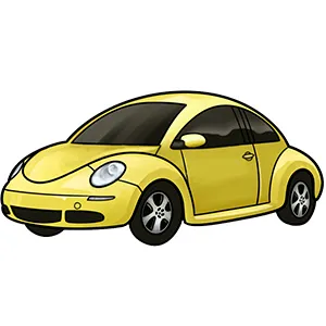 Cum de a desena un Volkswagen Beetle